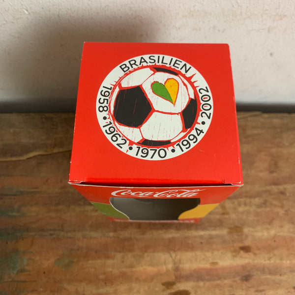 Coca-Cola Weltmeister Glas Nr. 1 Brasilien