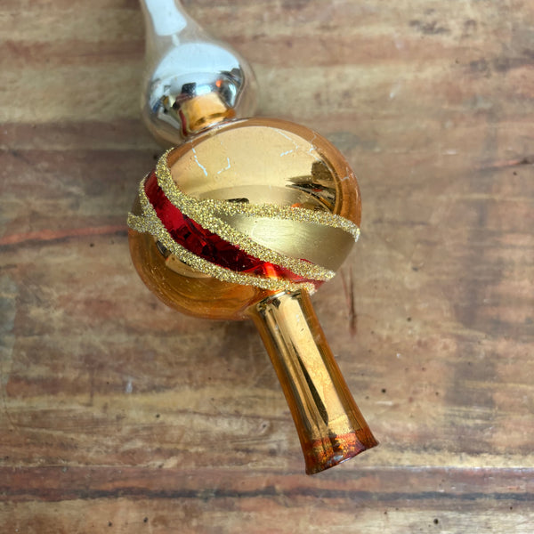 Antiker Weihnachtsbaumschmuck Spitze