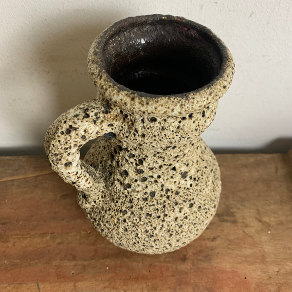 Vintage Fat Lava Keramik Vase von Silberdistel