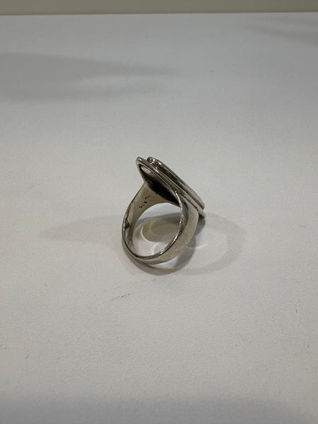 Art Deco Sterling Silber Ring mit Onyx