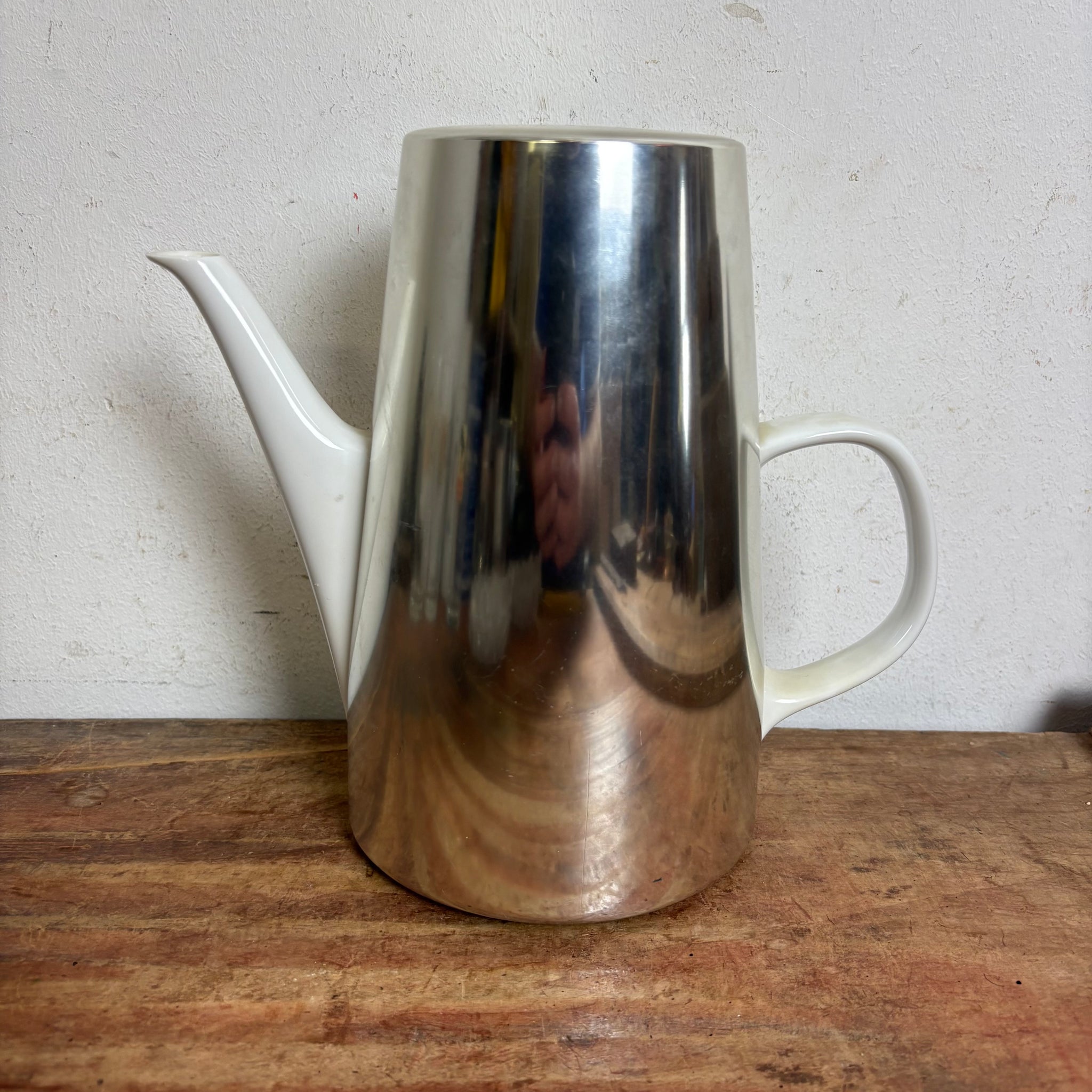 Mid Century Kaffeekanne mit Wärmehaube von Melitta
