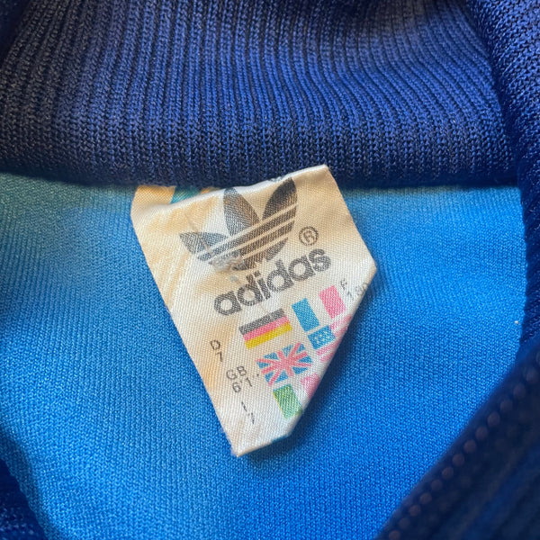 Vintage Adidas Trainings Jacke in Blau