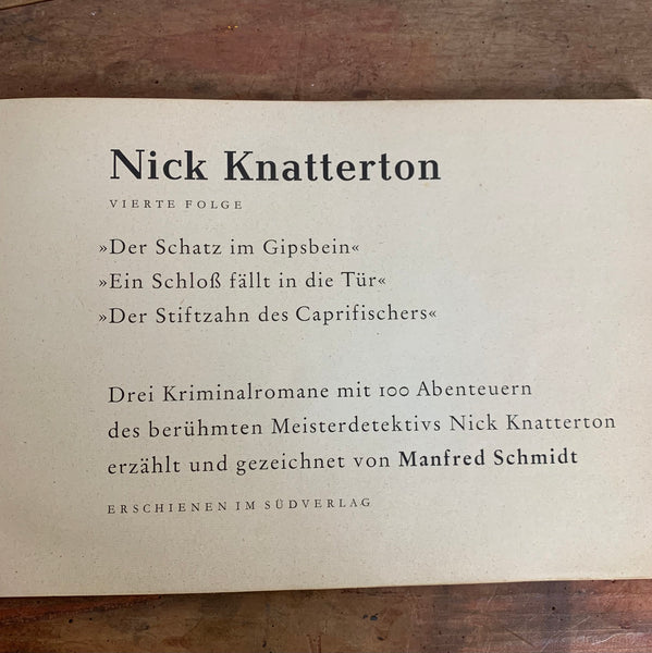 Comic Nick Knatterton vierte Folge