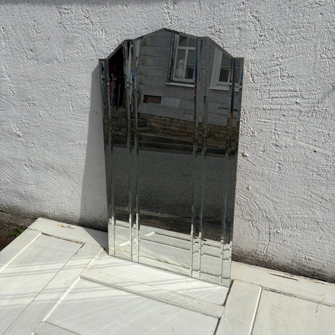 Original großer Art Deco Spiegel