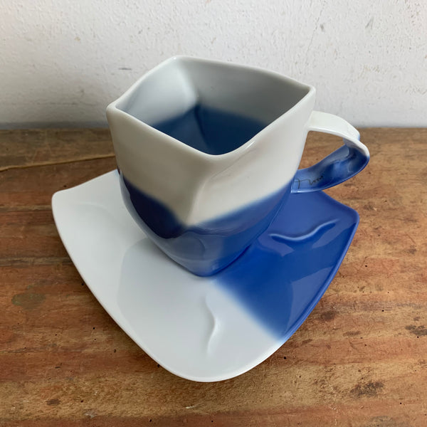 Vintage Kaffeetasse Künstlertasse Nr. 11 von Johan van Loon für Rosenthal