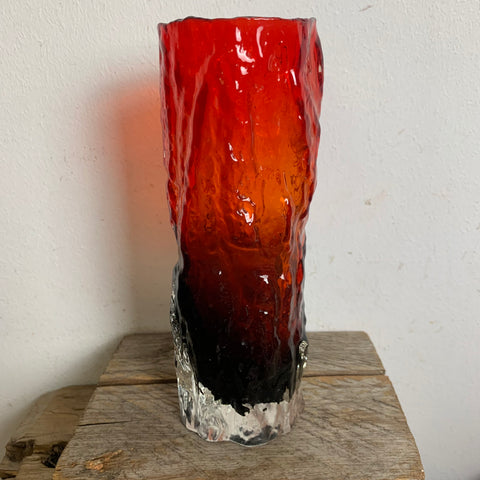 Vintage Stangen Borken Vase von Ingrid Glas