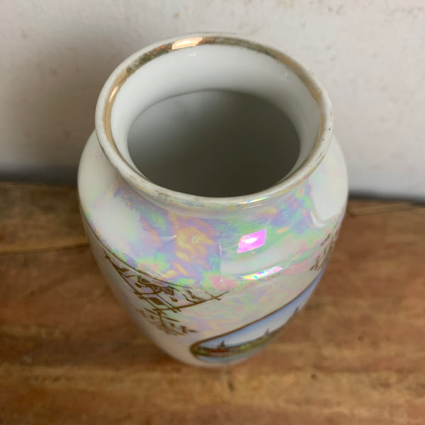 Jugendstil Andenken Vase Konstanz