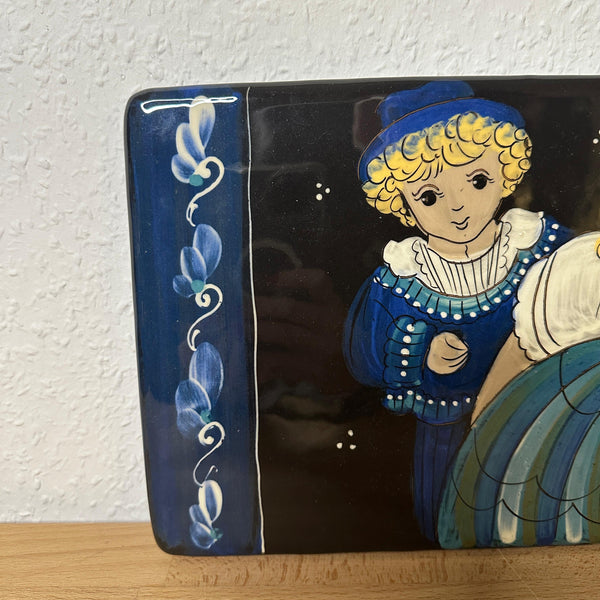 Vintage Wandkeramik von Hugo Kohler in Biel