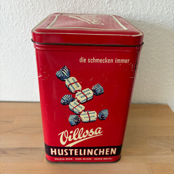 Vintage Blechdose Hustelinchen von Villosa