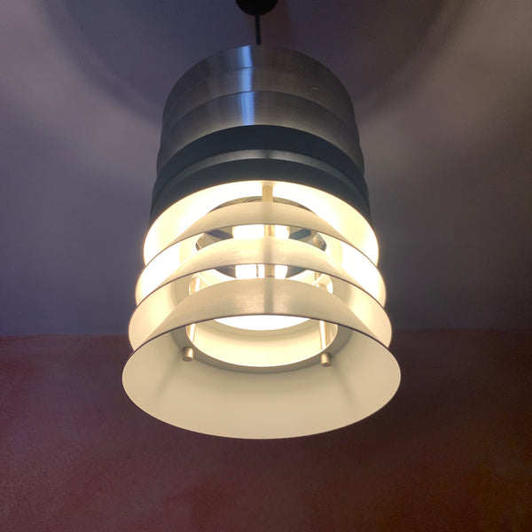Vintage Space Age Lamellen Lampe von Doria Leuchten