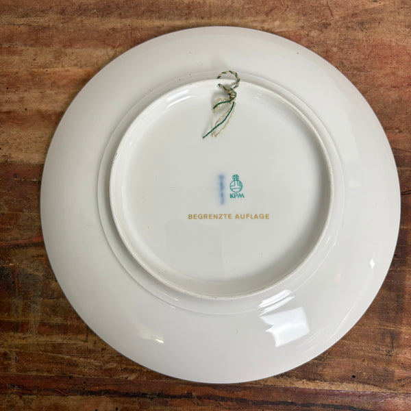 Vintage Wandteller Weihnachten 1977 KPM Zeptermarke