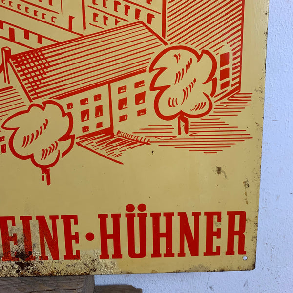 Vintage Blechschild Ringelheimer Kraftfutter