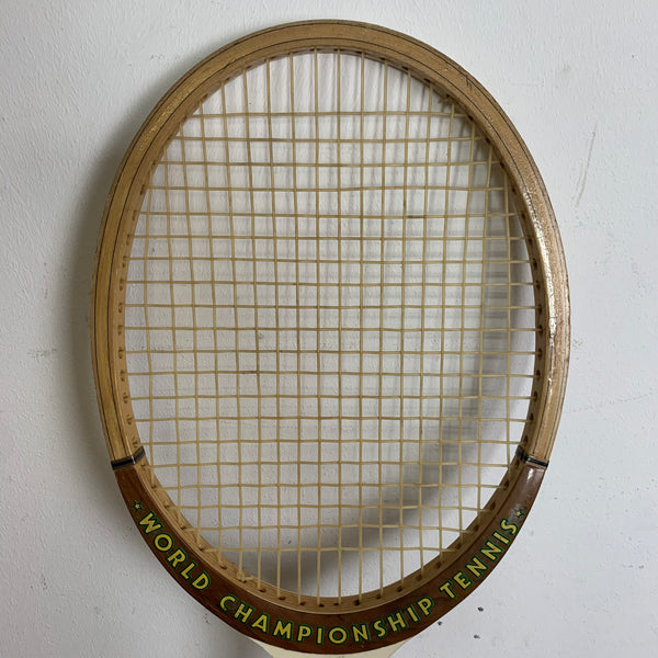 Vintage Holz Tennisschläger von WCT