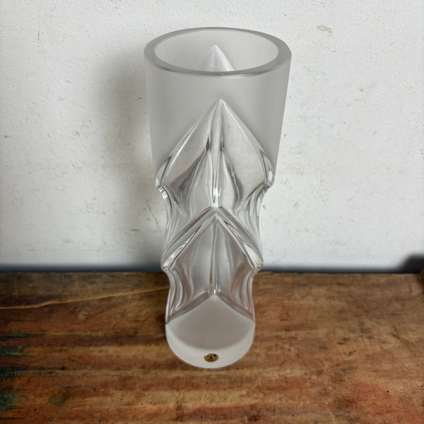 Vintage Design Kunst Glas Vase Malachit von Peill und Putzler