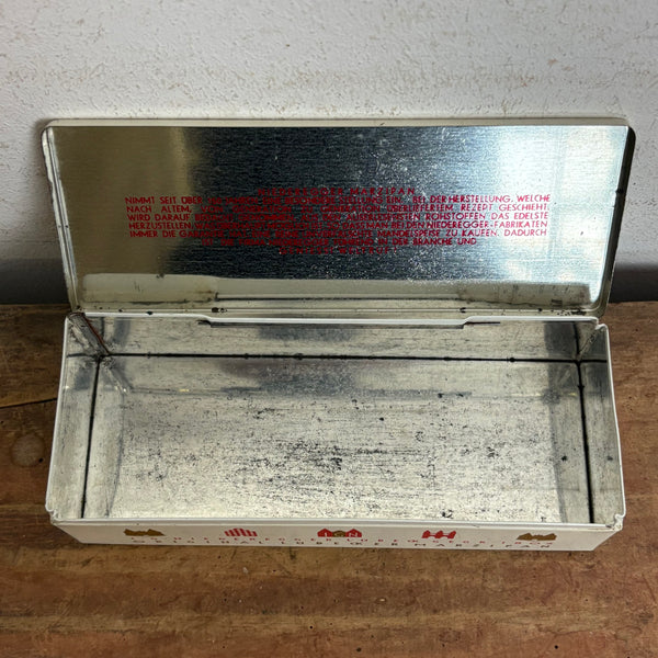 Vintage Blechdose Marzipanpralinen von Niederegger