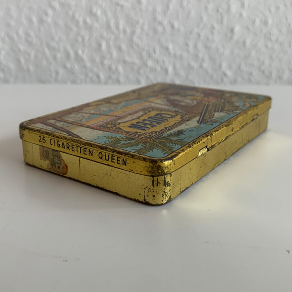 Vintage Zigaretten Blechdose Queen Cigaretten Nestor Gianaclis