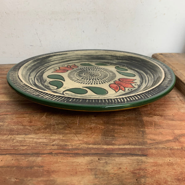 Vintage Keramik Wandteller von Bay 81-31