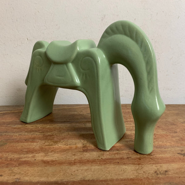 Vintage Design Keramik Skulptur Pferd von Ikea