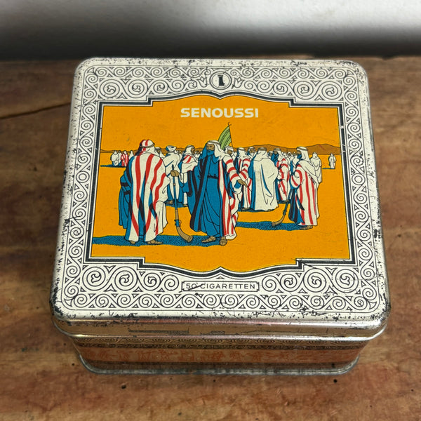 Vintage Blechdose Senoussi Cigaretten