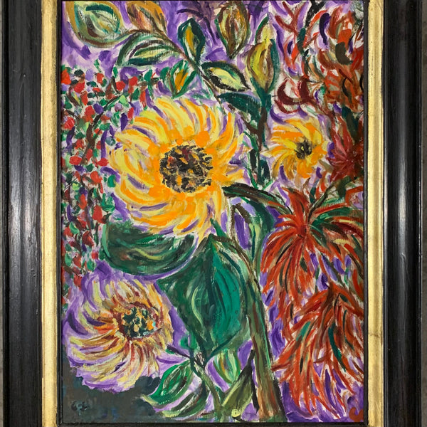 Ölgemälde Sommerblumen von Lothar Malskat
