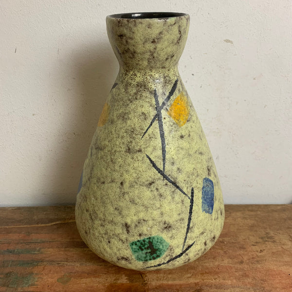 Mid Century Keramik Vase von Scheurich 547-28