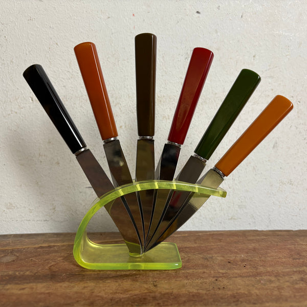 Vintage Mid Century Obstmesser Set