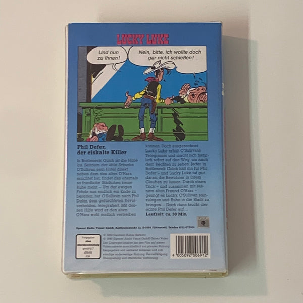 VHS Video Kassette Lucky Luke Phil Defer, der eiskalte Killer