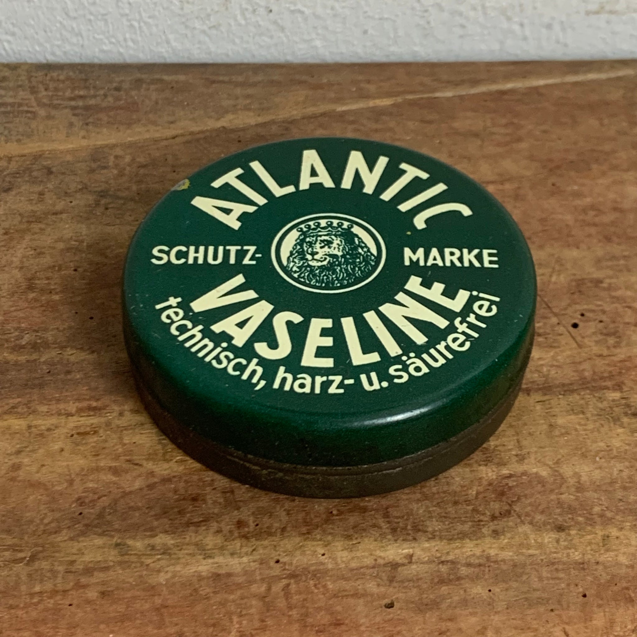 Vintage Blechdose Atlantic Vaseline