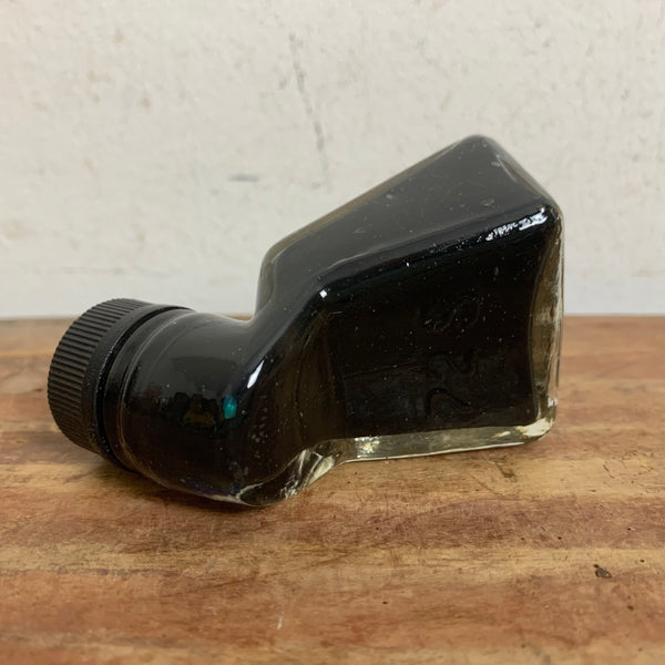 Vintage Knickflasche Tintenfass 72S von Wilhelm Wagenfeld für Pelikan Gunther Wagner