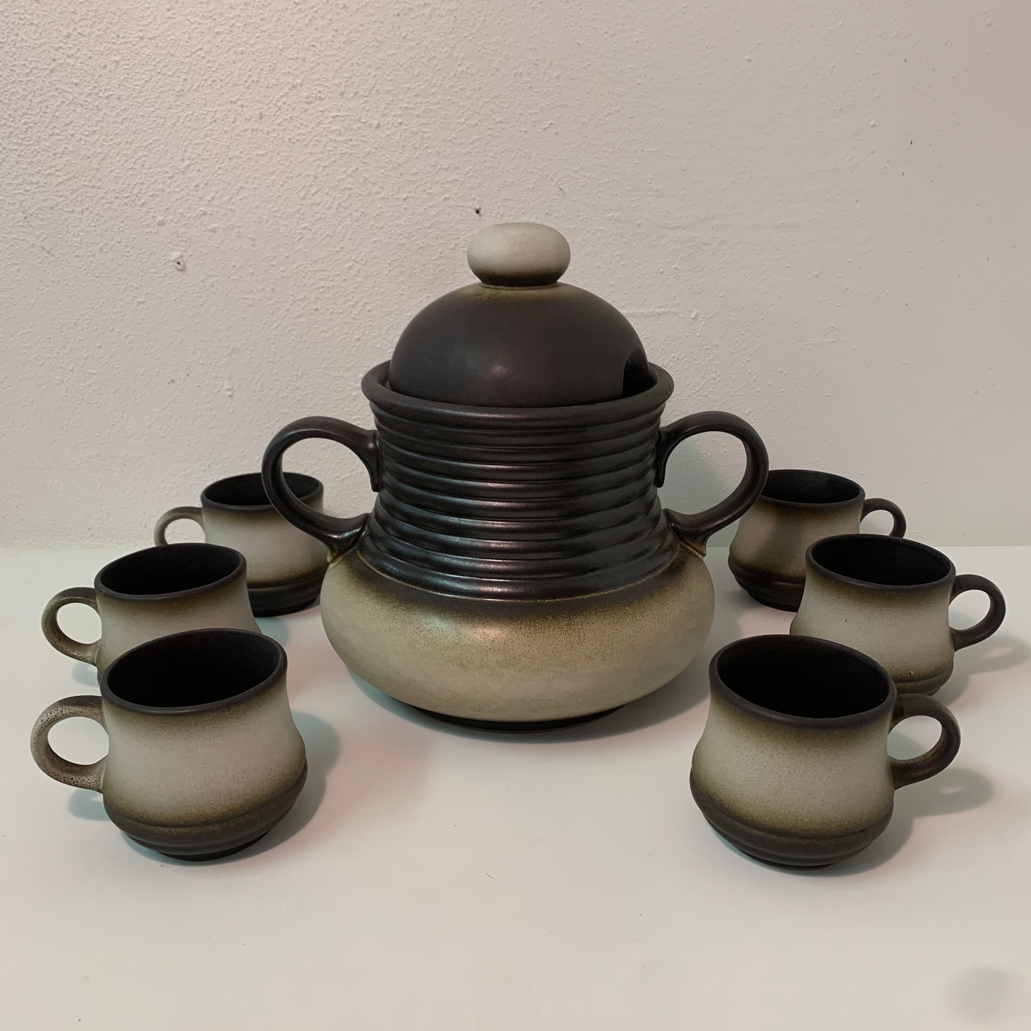 Vintage Keramik Bowle Service