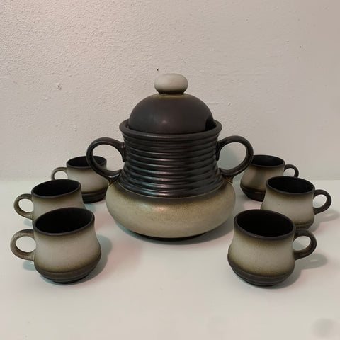 Vintage Keramik Bowle Service