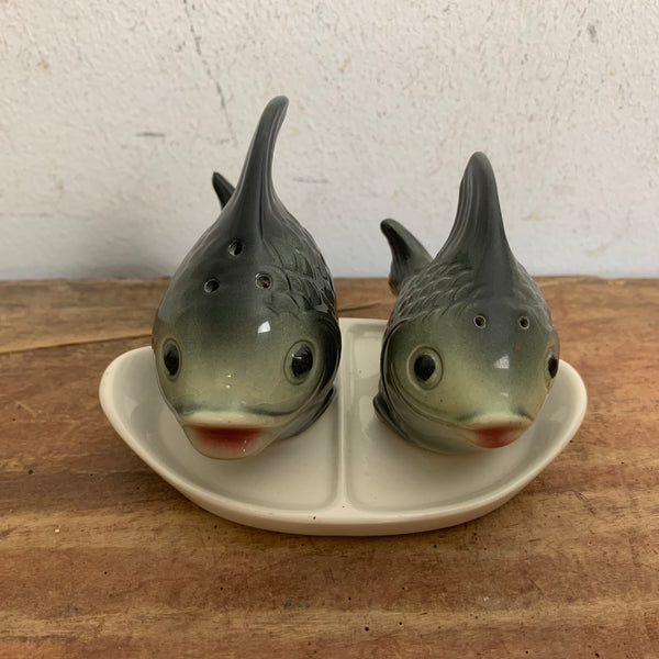 Vintage Pfeffer und Salz Streuer Menage Fische von Goebel