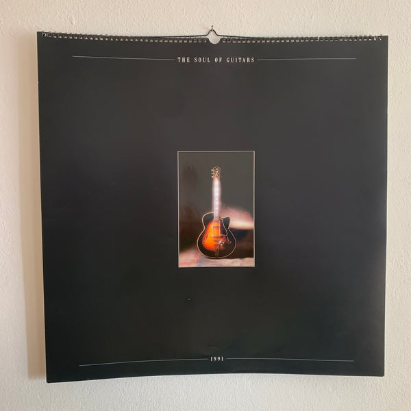 Vintage Kalender The Soul of Guitars 1991 mit Autogramm von Philip Catherine