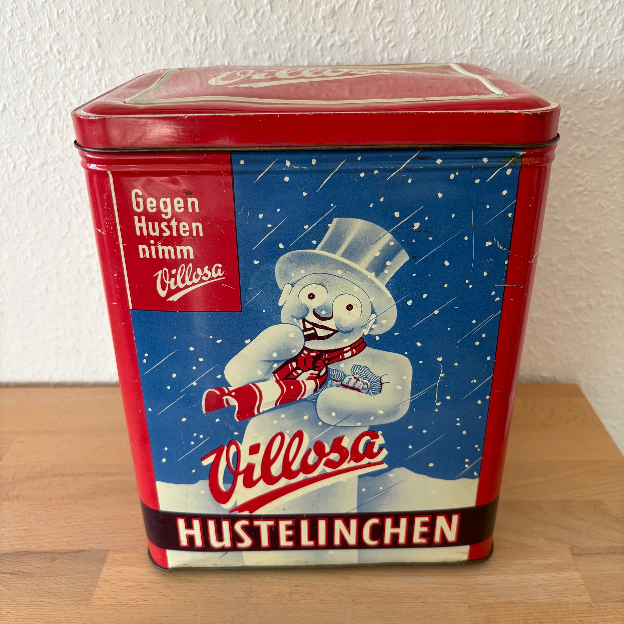 Vintage Blechdose Hustelinchen von Villosa