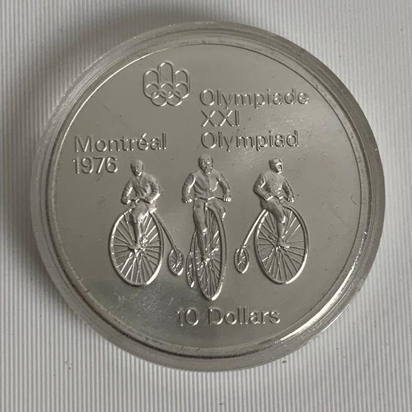 10 Silber Dollar Kanada Olympische Spiele Montreal 1974