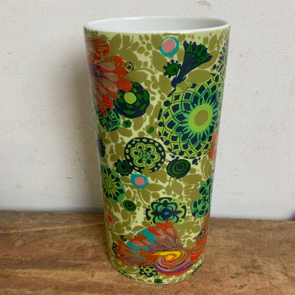 Vintage Porzellan Vase Paradiesvogel von Björn Wiinblad für Rosenthal