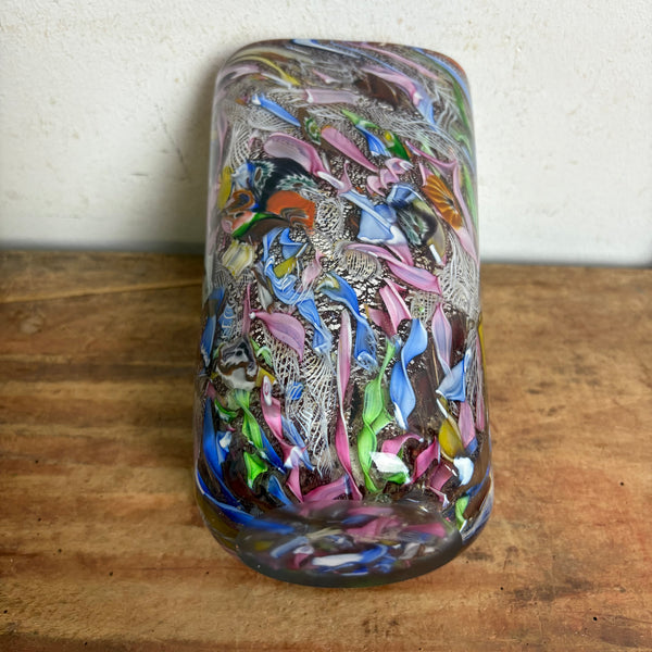 Vintage Design Kunst Vase Tutti Frutti Muranoglas von Dino Martens für Avem
