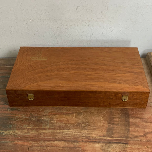 Vintage Mühle Dame und Schach Spiel von Vedes