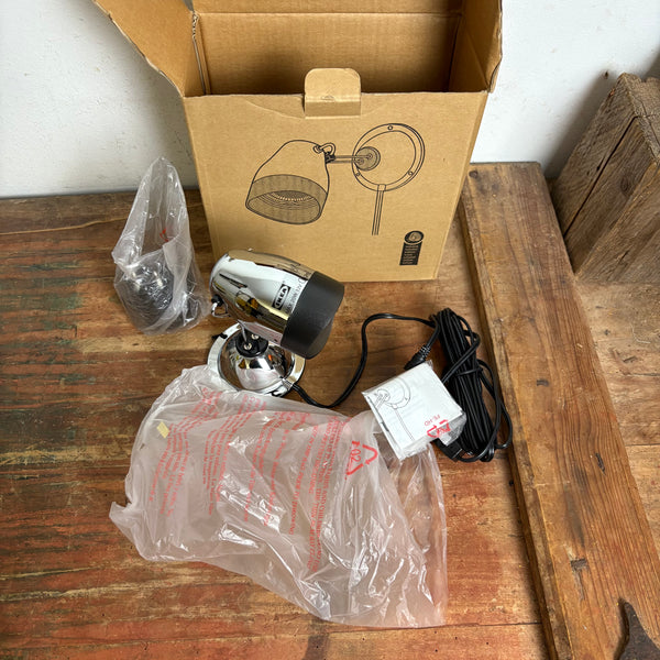 Vintage Halogen Chrom Spot Leuchte Mangan von Tord Björklund für Ikea OVP