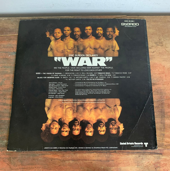 LP Eric Burdon declares "WAR"