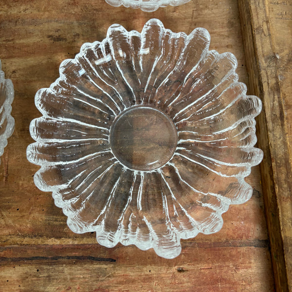 Vintage 6 Finnische Glasschälchen von Tauno Wirkkala für Humppila