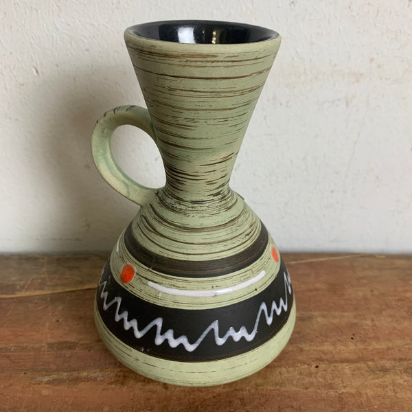 Vintage Keramik Vase von Überlacker 493 / 14