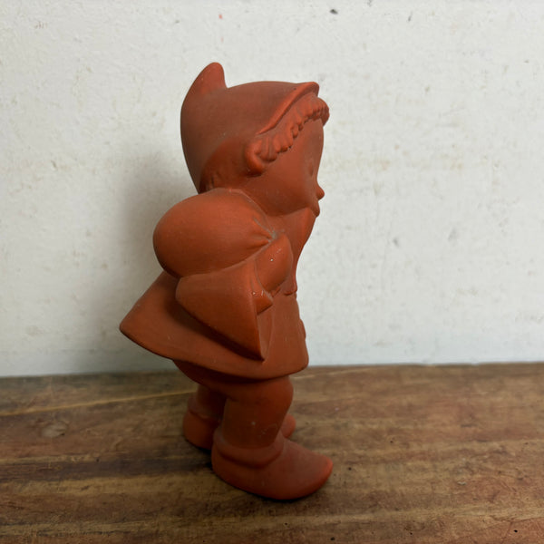 Vintage Terrakotta Figur unser Sandmännchen