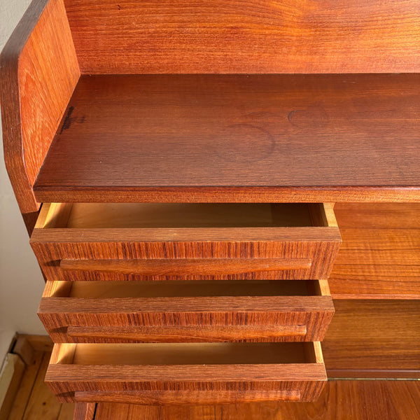 Vintage Mid Century Teak Holz Sekretär dänisches Design