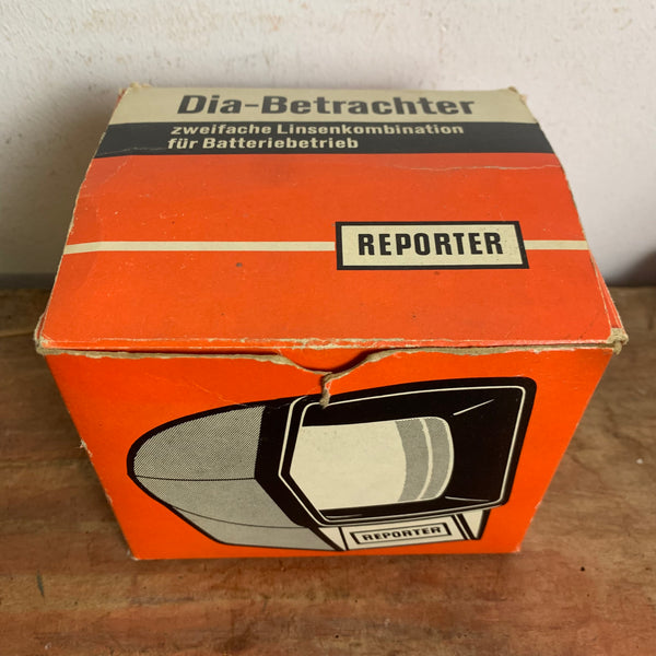 Vintage Dia Betrachter von Reporter
