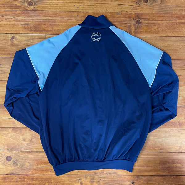 Adidas Trainingsjacke in Hellblau / Blau - Vintage