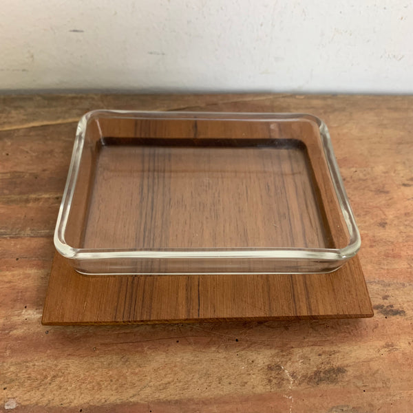 Vintage Mid Century Danish Design Wooden Tray