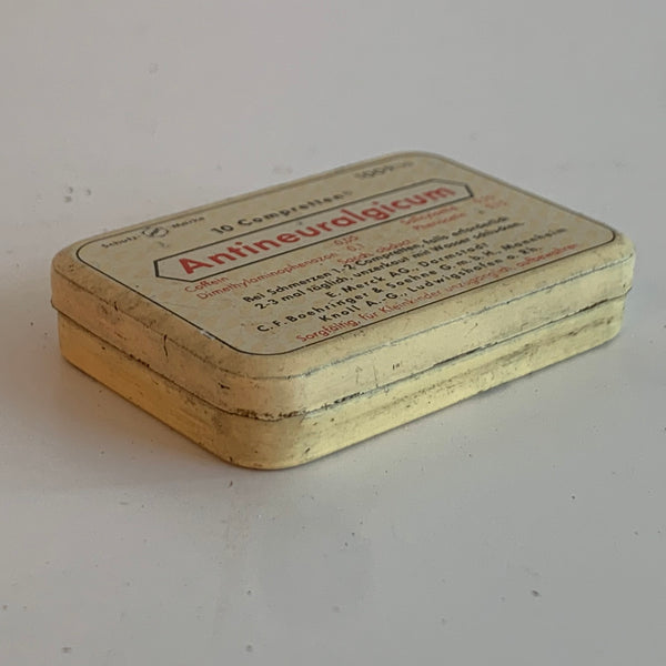 Vintage Blechdose Antineuralgicum Compretten