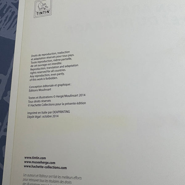 Modell Figur und Buch Tim und Struppi das Syldavisches Flugzeug Des Arabischen Prinzen mit Tim aus Die Zigarren des Pharao