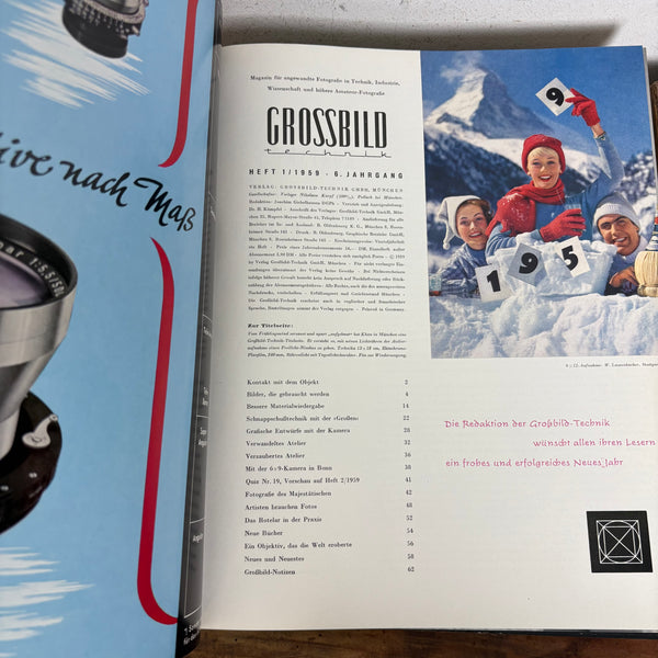 Band 1 bis 4 1959 Magazin Grossbild Technik